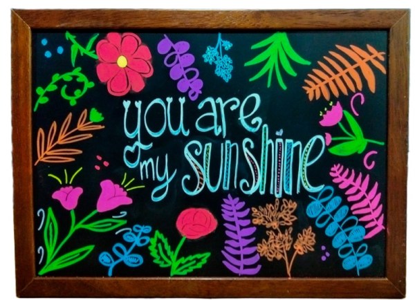 Pizarra negra. Cómo hacer mejores diseños creativos. Pizarras quito