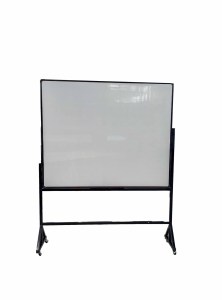 Pizarra con soporte y marco de aluminio