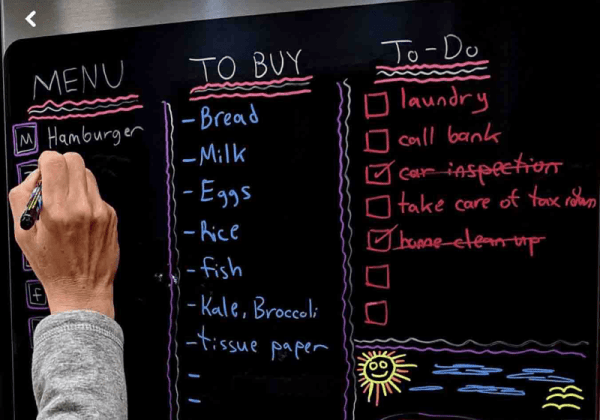 Ideas para pizarras en casa