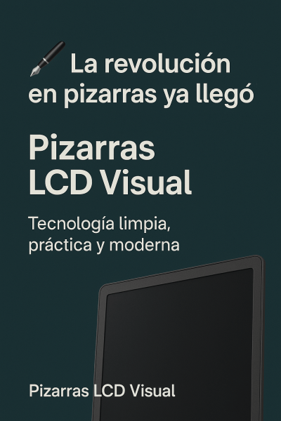 Pizarra lcd la revolución en pizarras llegó